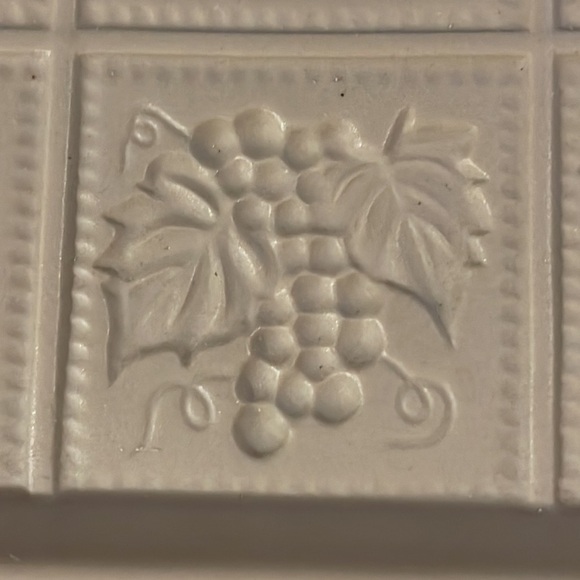 Cookie Mold Workshops OF Gerald E. Henn Fruit And Floral 9 Square Stoneware - Picture 13 of 14